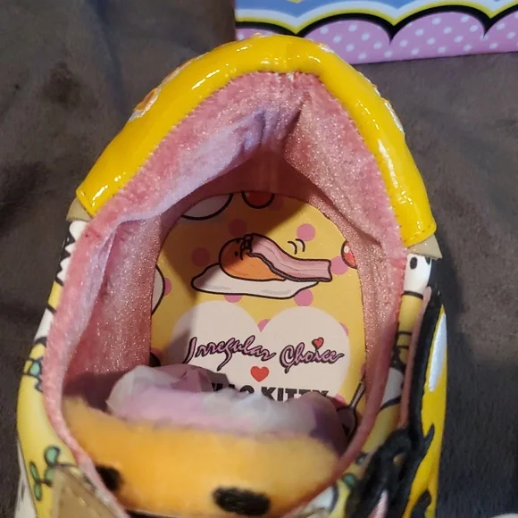 Irregular Choice Gudetama No Get Up And Go Sneakers Size 37 Brand New In Box - Picture 6 of 6